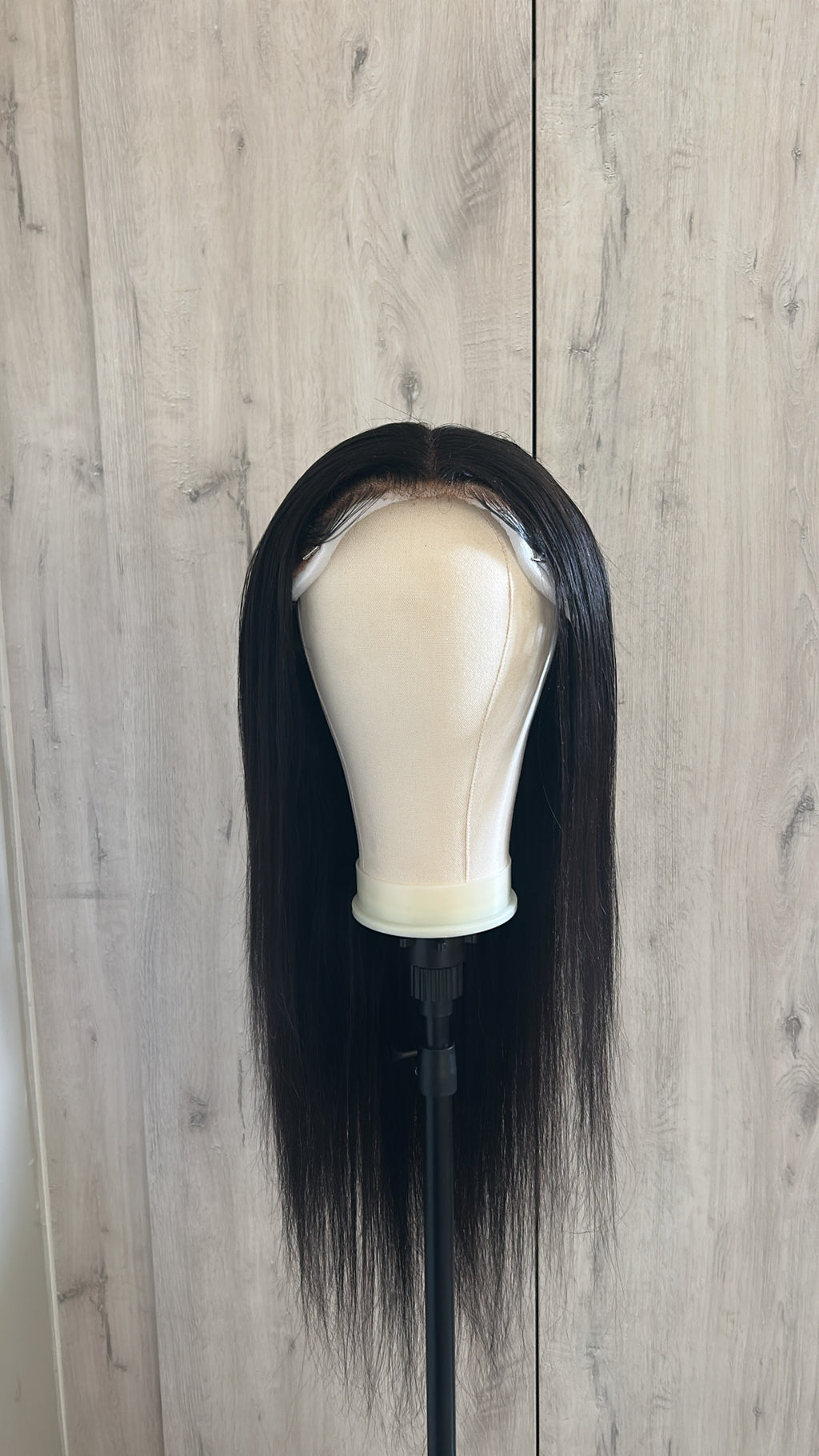 Straight Black Hair 13x4 Transparent Lace Wig