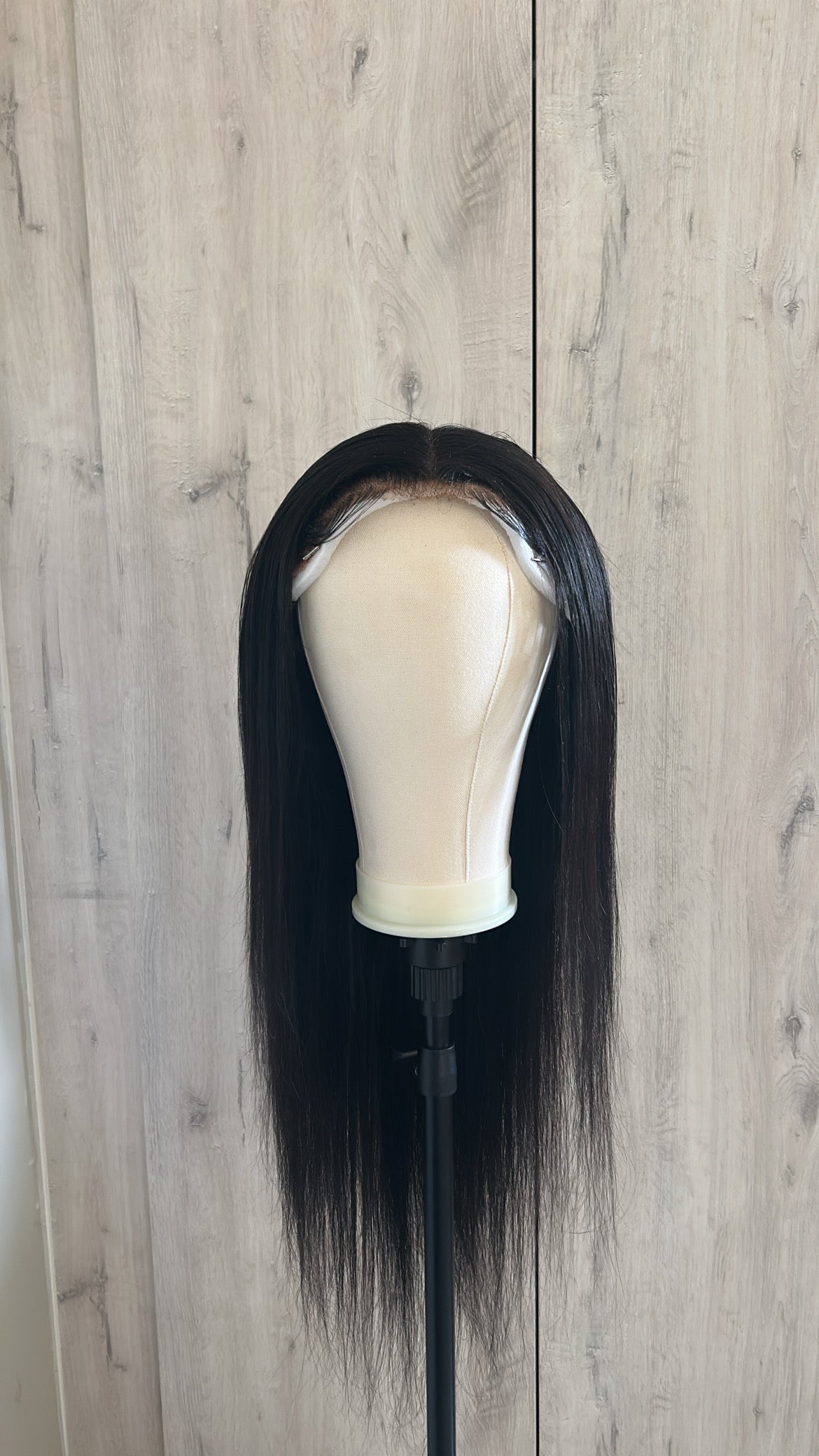 Straight Black Hair 13x4 Transparent Lace Wig